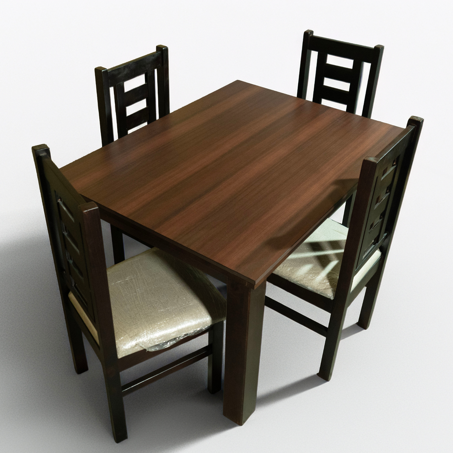 Juego de Comedor New Barcelona Chocolate 4 Sillas