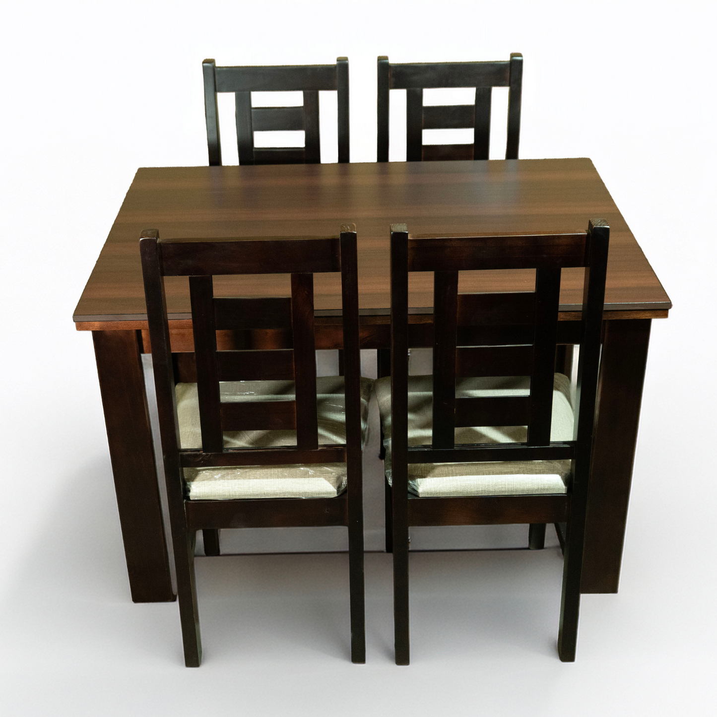 Juego de Comedor New Barcelona Chocolate 4 Sillas
