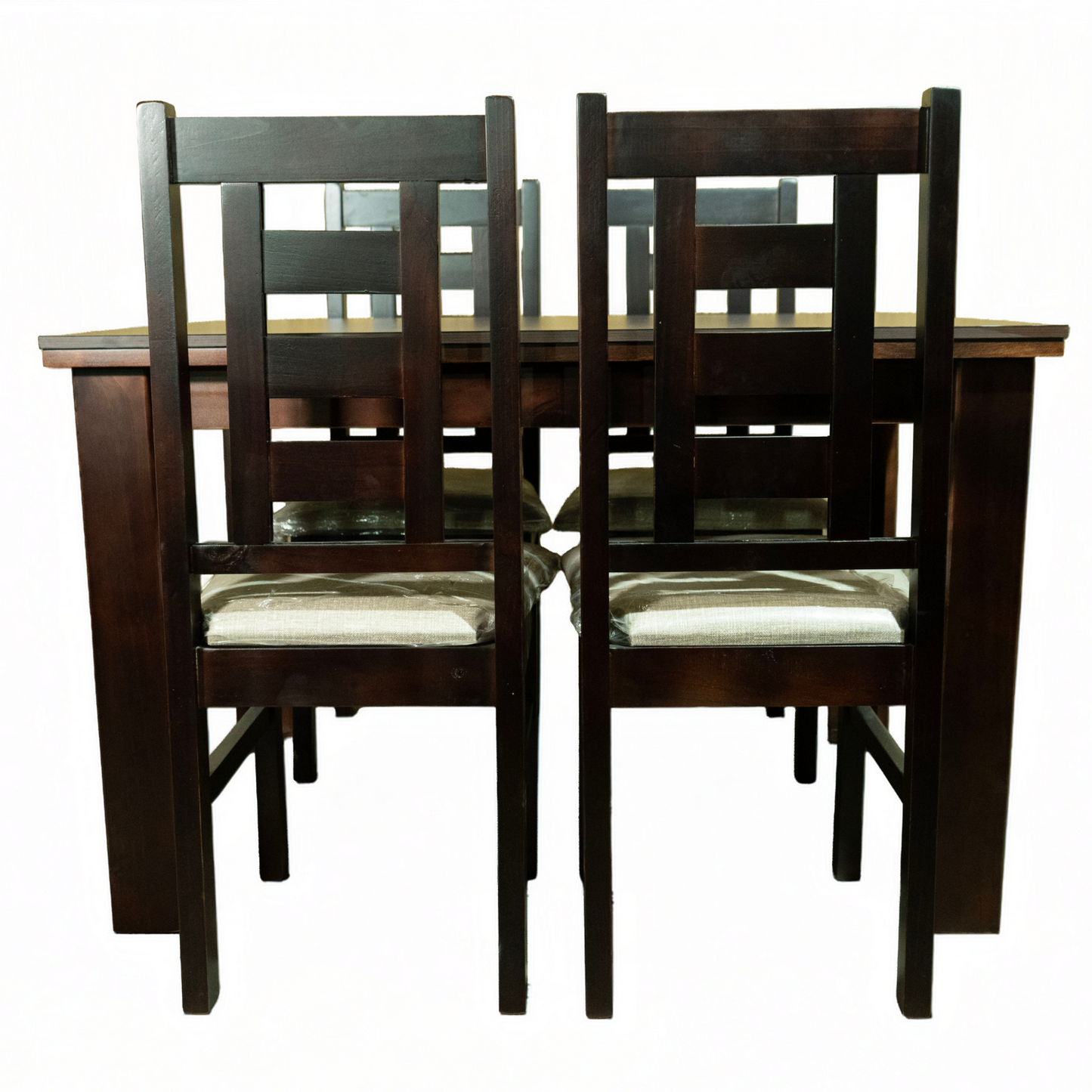 Juego de Comedor New Barcelona Chocolate 4 Sillas