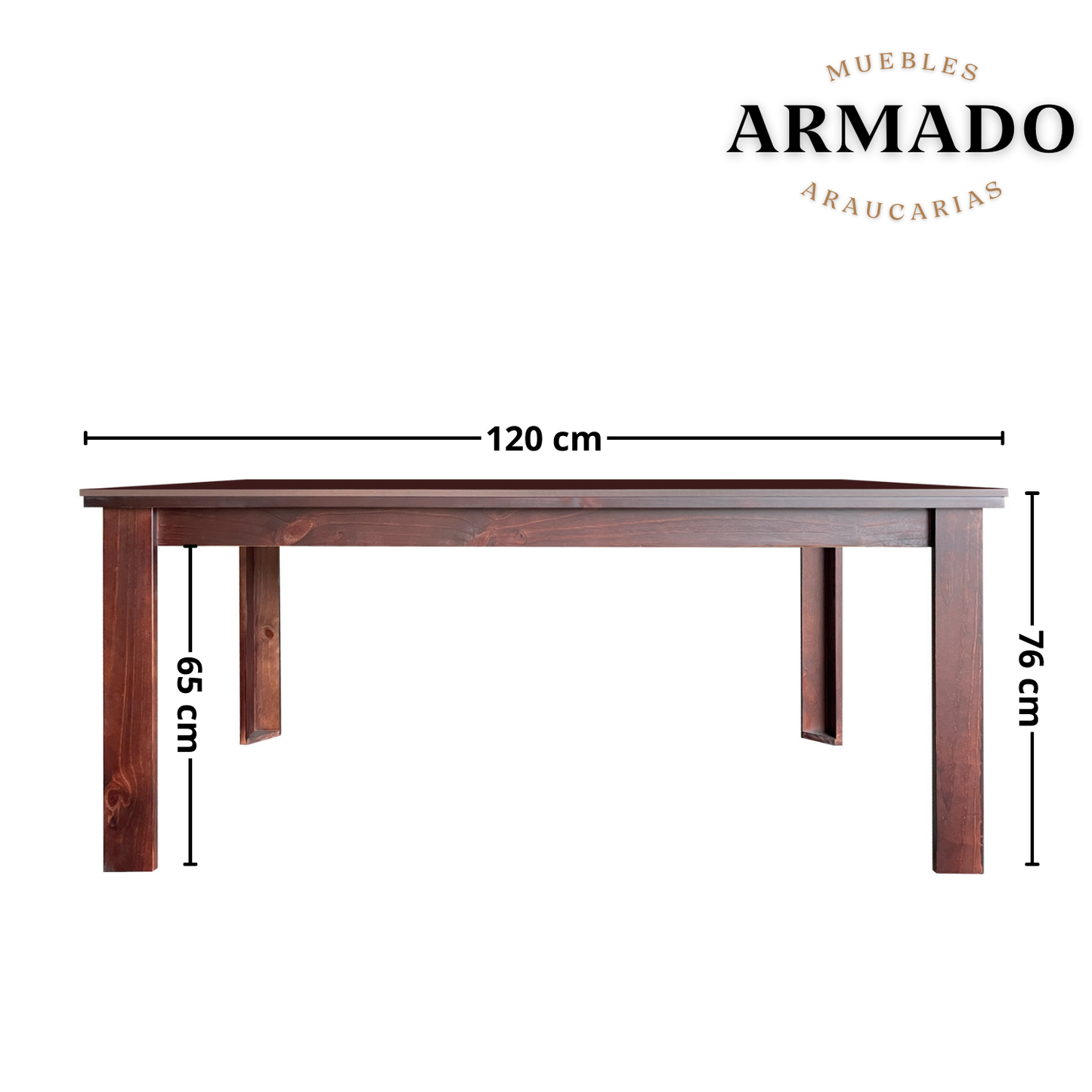 Juego de Comedor New Barcelona Chocolate 4 Sillas