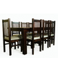 Juego de Comedor Praga 8 Sillas Mesa Rectangular