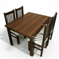 Juego de Comedor Praga 4 sillas