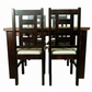 Juego de Comedor New Barcelona Chocolate 4 Sillas