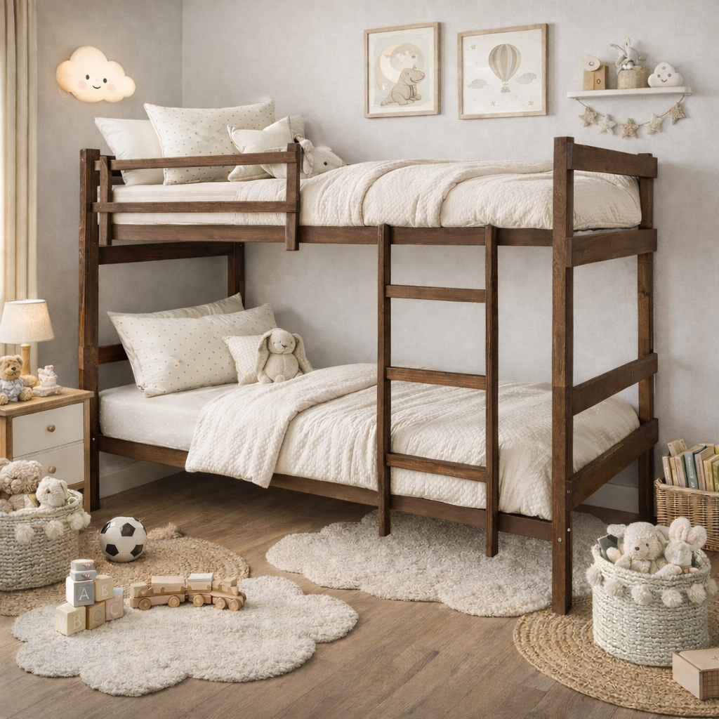 Camarote Newen Chocolate (Colchón incluido)