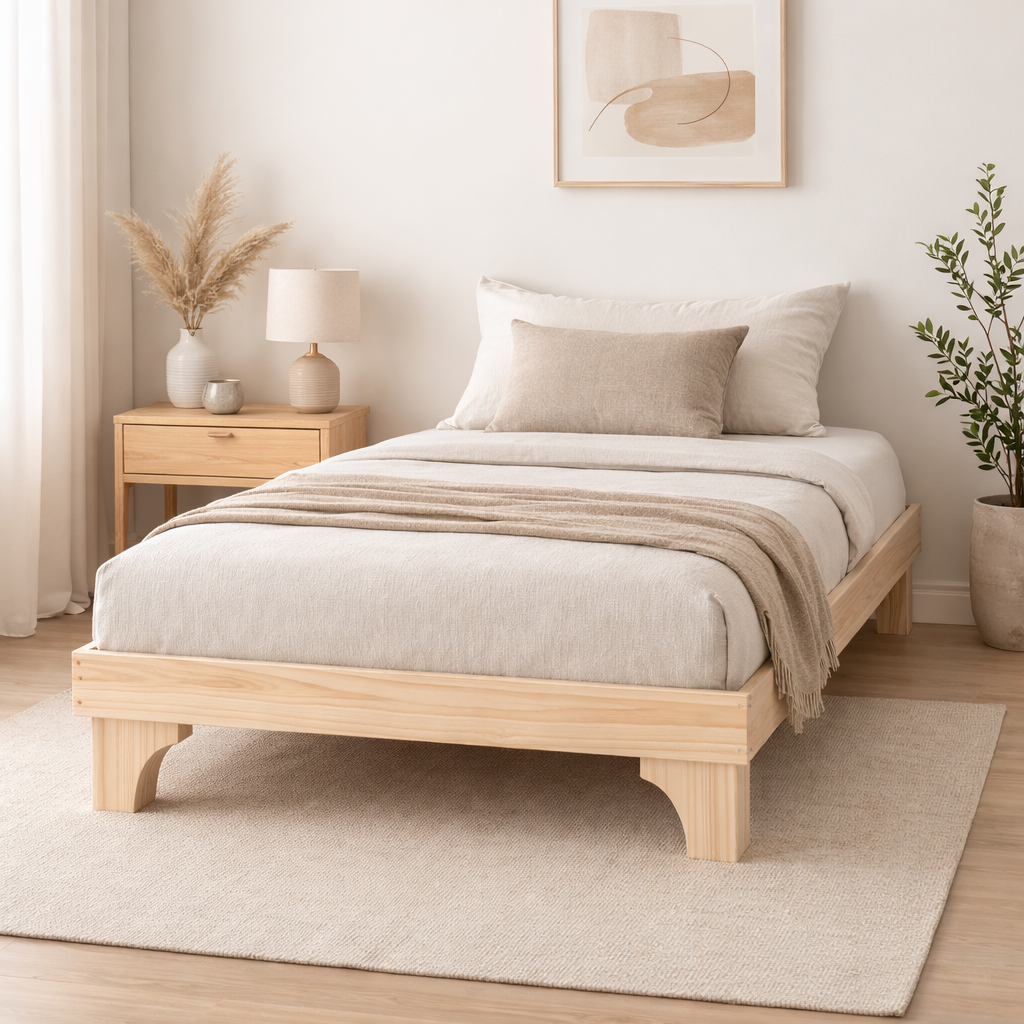 Base cama Unfinish 1,5 Plaza