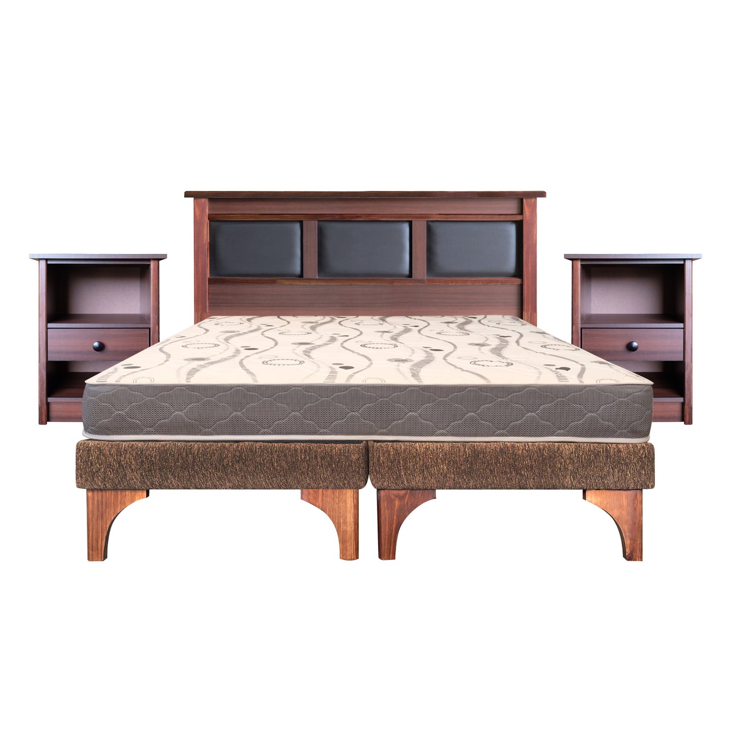 Cama Europea Modena 2 plaza Set