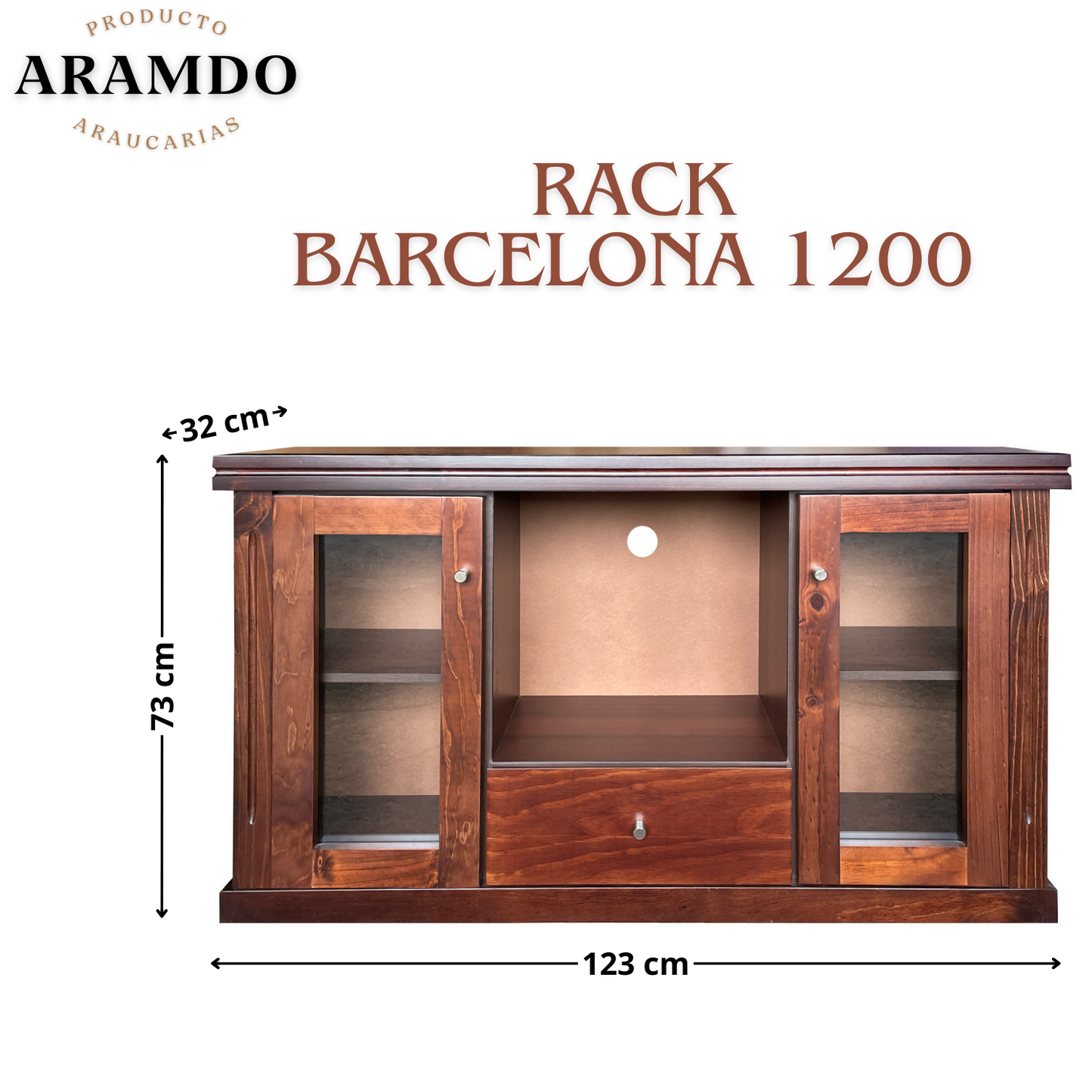 Rack TV 1200 Barcelona