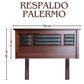 Set Respaldo Velador Palermo 2 Plaza